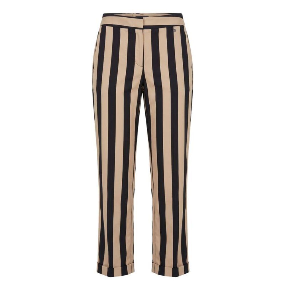 Trussardi Jeans Black Viscose Women Women's Trousers